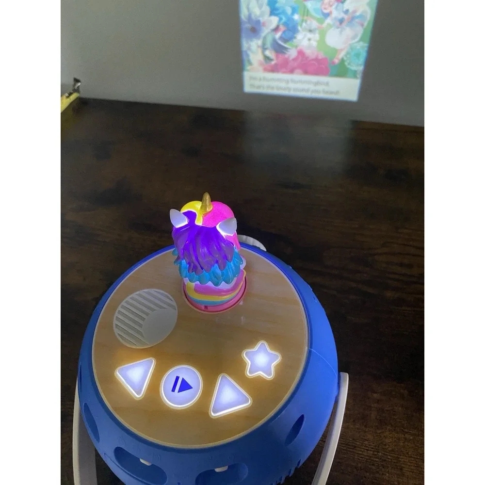 LUNA STORYTIME Kids Book Travel Projector Unicorn Character
